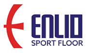Enlio logo and PVC indoor sports flooring made in China